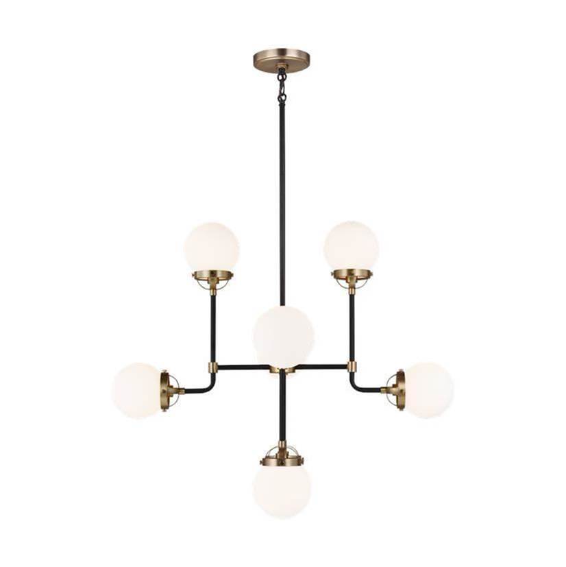 Visual Comfort Studio Collection Cafe Eight Light Small Chandelier
