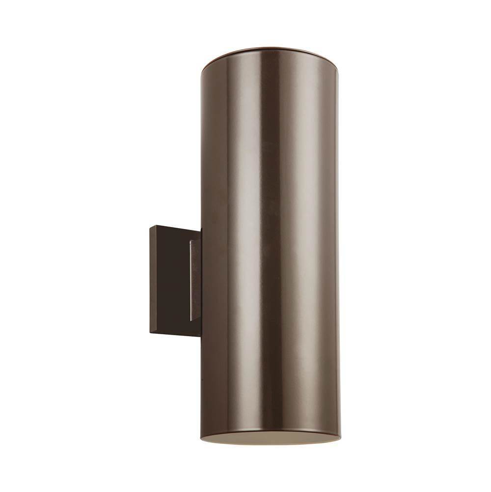 Visual Comfort Studio Collection Outdoor Cylinders Small 2 LED Wall Lantern