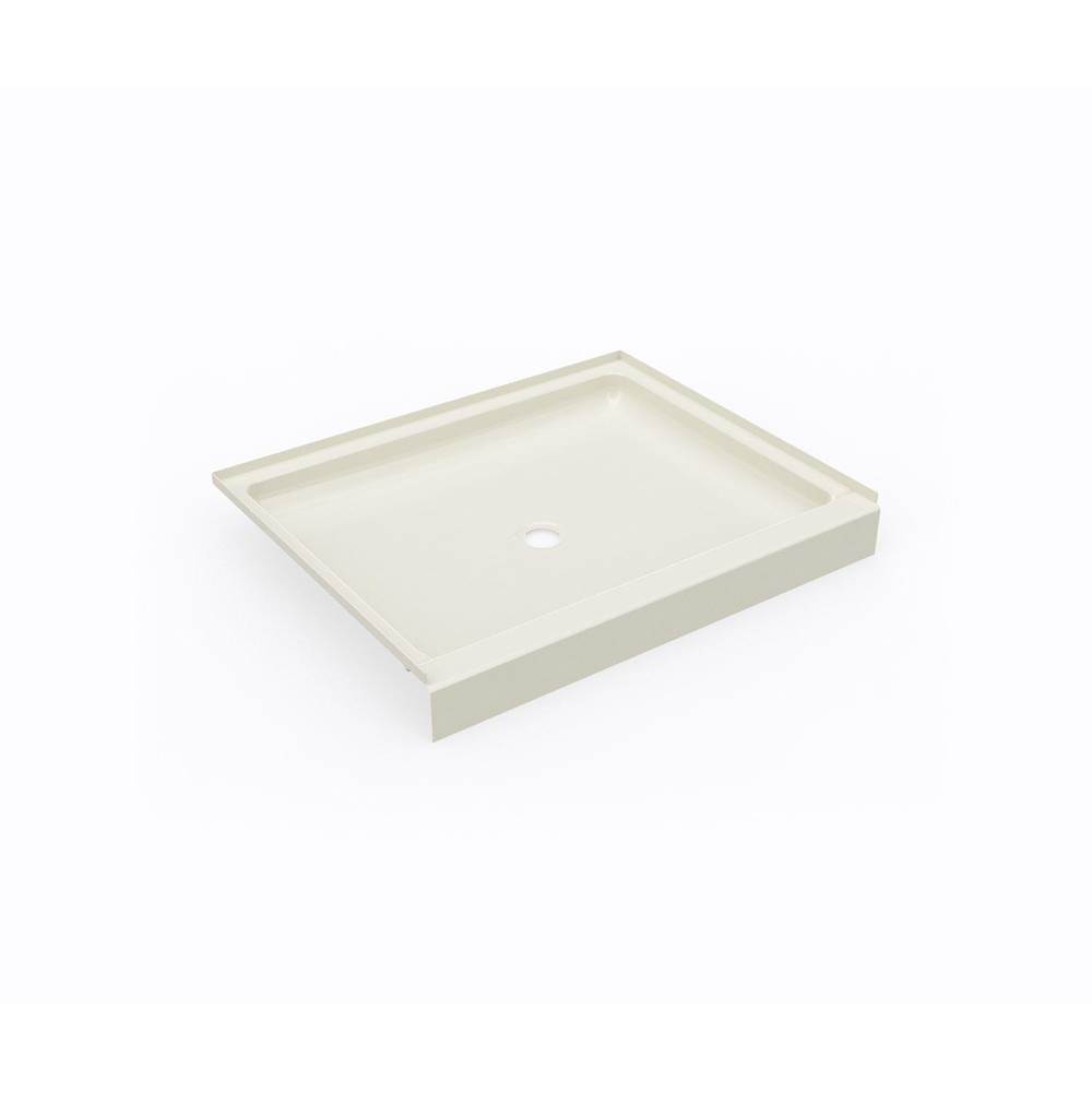 Swan SS-3442 34 x 42 Swanstone® Alcove Shower Pan with Center Drain in Bone