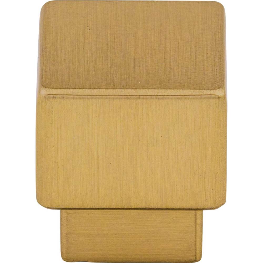 Top Knobs Tapered Square Knob 1 Inch Honey Bronze