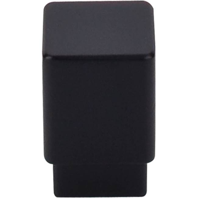 Top Knobs Tapered Square Knob 3/4 Inch Flat Black