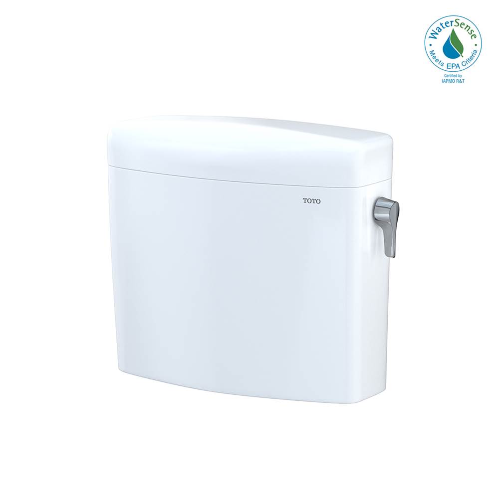 TOTO Toto® Aquia Iv® Cube Dual Flush 1.28 And 0.9 Gpf Toilet Tank Only With Right Hand Trip Lever, Cotton White