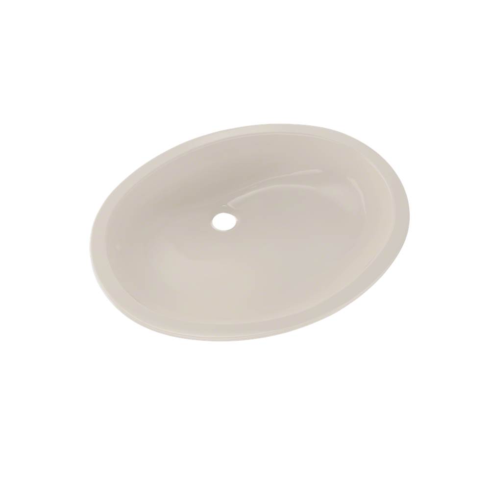 TOTO Toto® Dantesca® Oval Undermount Bathroom Sink With Cefiontect, Sedona Beige