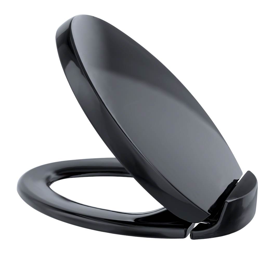 TOTO Toto® Oval Softclose® Non Slamming, Slow Close Elongated Toilet Seat And Lid, Ebony
