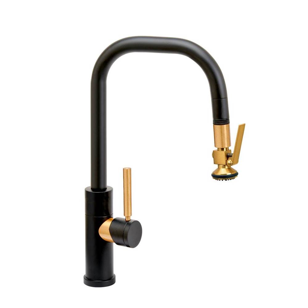 Waterstone Waterstone Fulton Modern Prep Size PLP Pulldown Faucet - Angle Spout - Toggle Sprayer