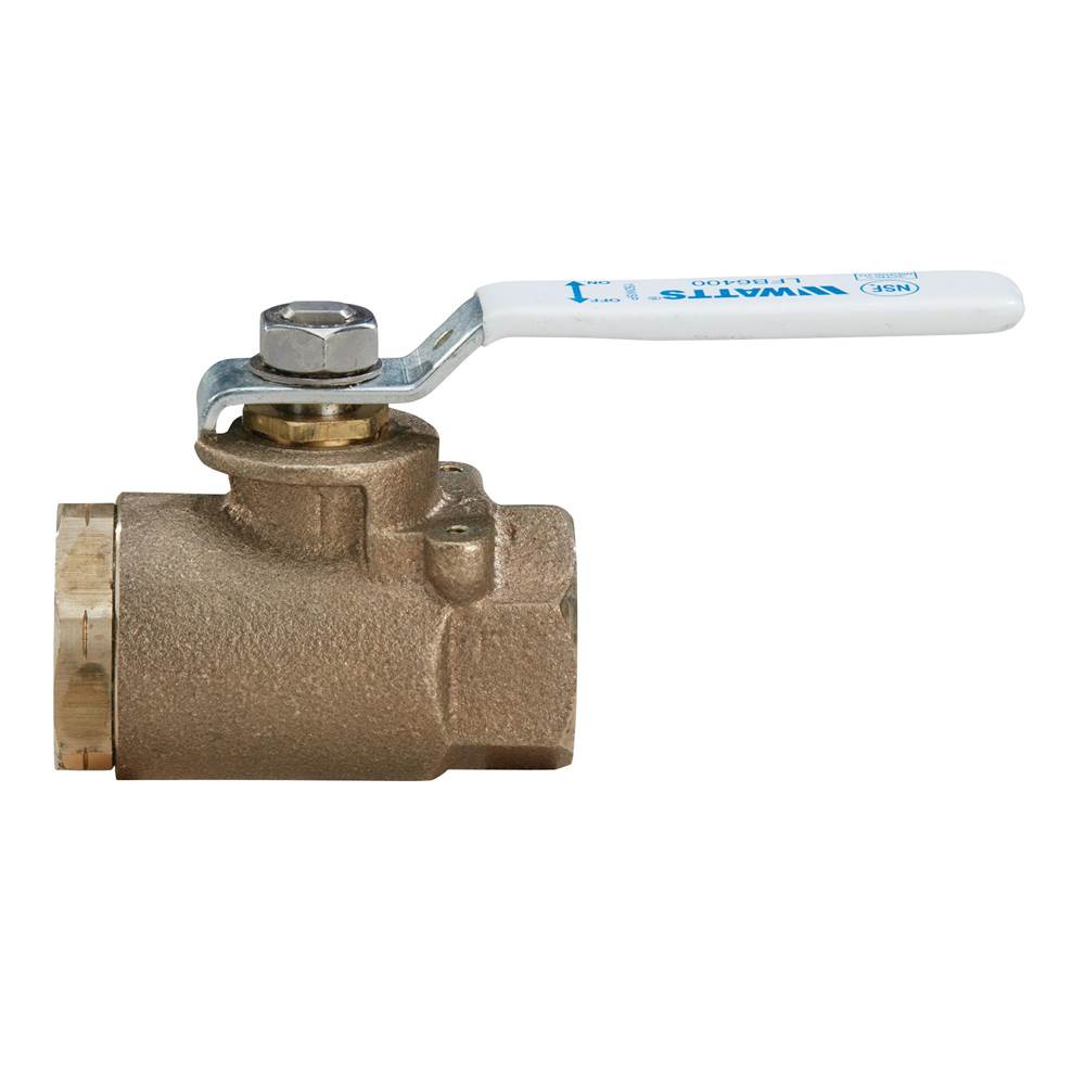 Watts 2 1/2 In Lead Free 2-Piece Standard Port Ball Valve With Actuator Mounting Pads
